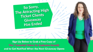 Attracting High Ticket Clients Giveaway 12 Plus Resources To Attract Attracting High Ticket Clients Giveaway 12 Plus Resources To Attract